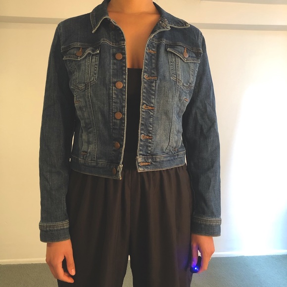 Eileen Fisher Cropped Jean Jacket - Picture 5 of 11